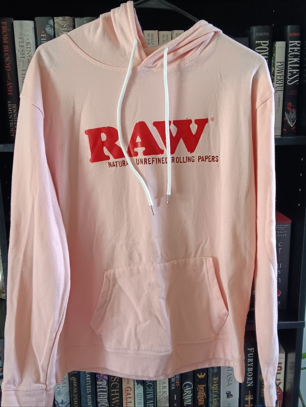 RAW Pink Logo Hoodie